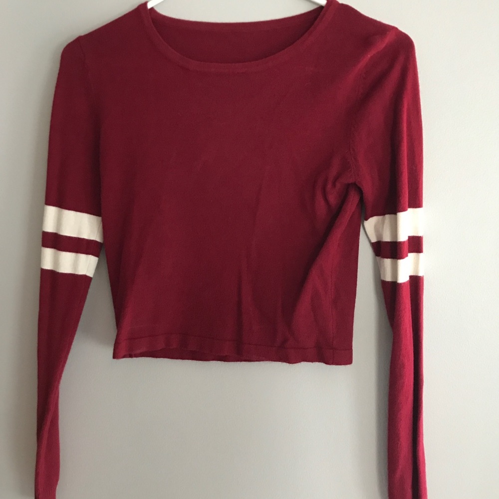 Long Sleeve Cropped Sweater